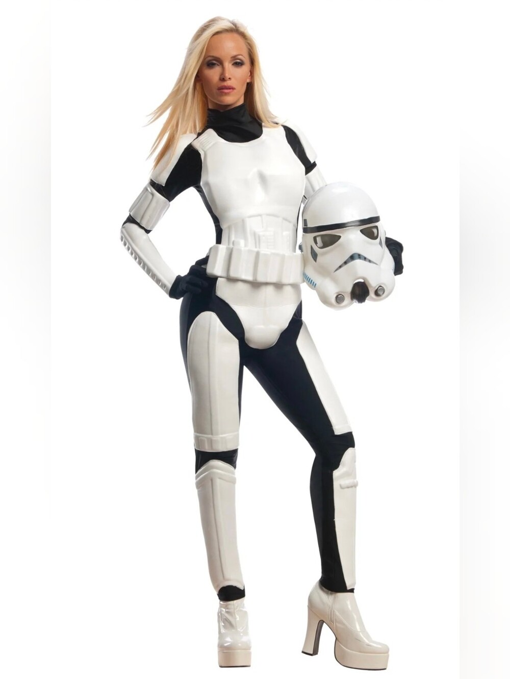 Star wars stormtrooper Ladies costume size small with helmet new Star Wars Storm